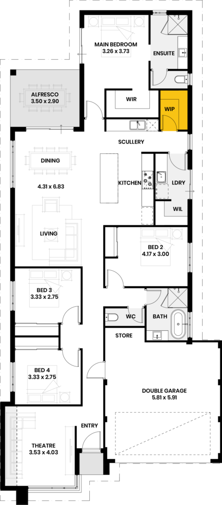 Large walk in pantry