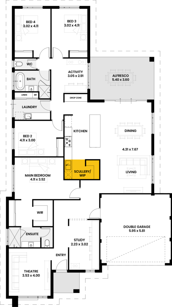 Scullery/walk in pantry