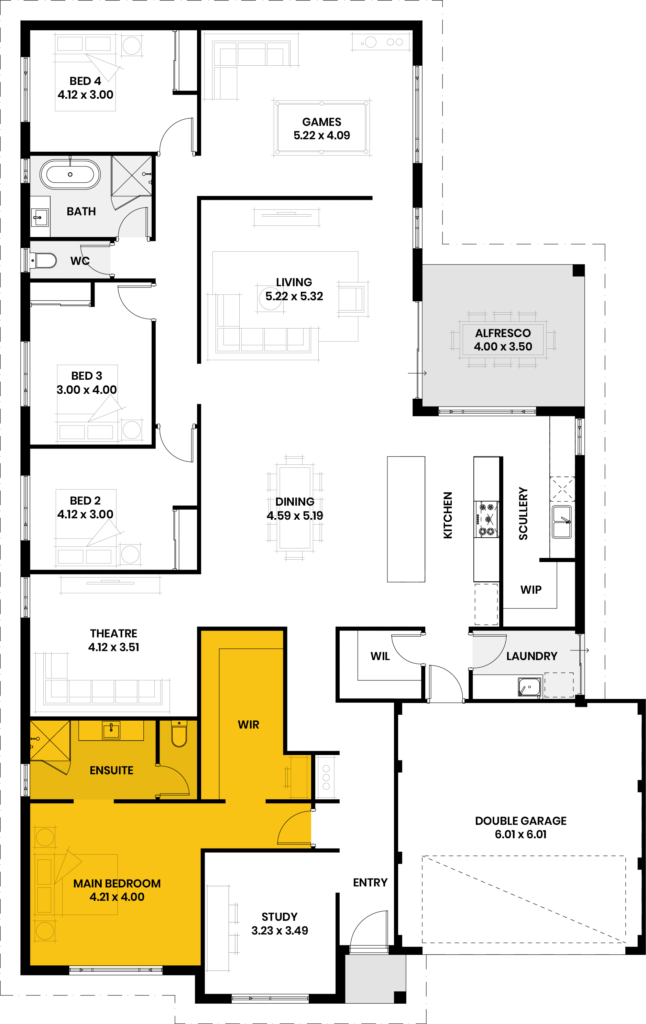 Very spacious master bedroom